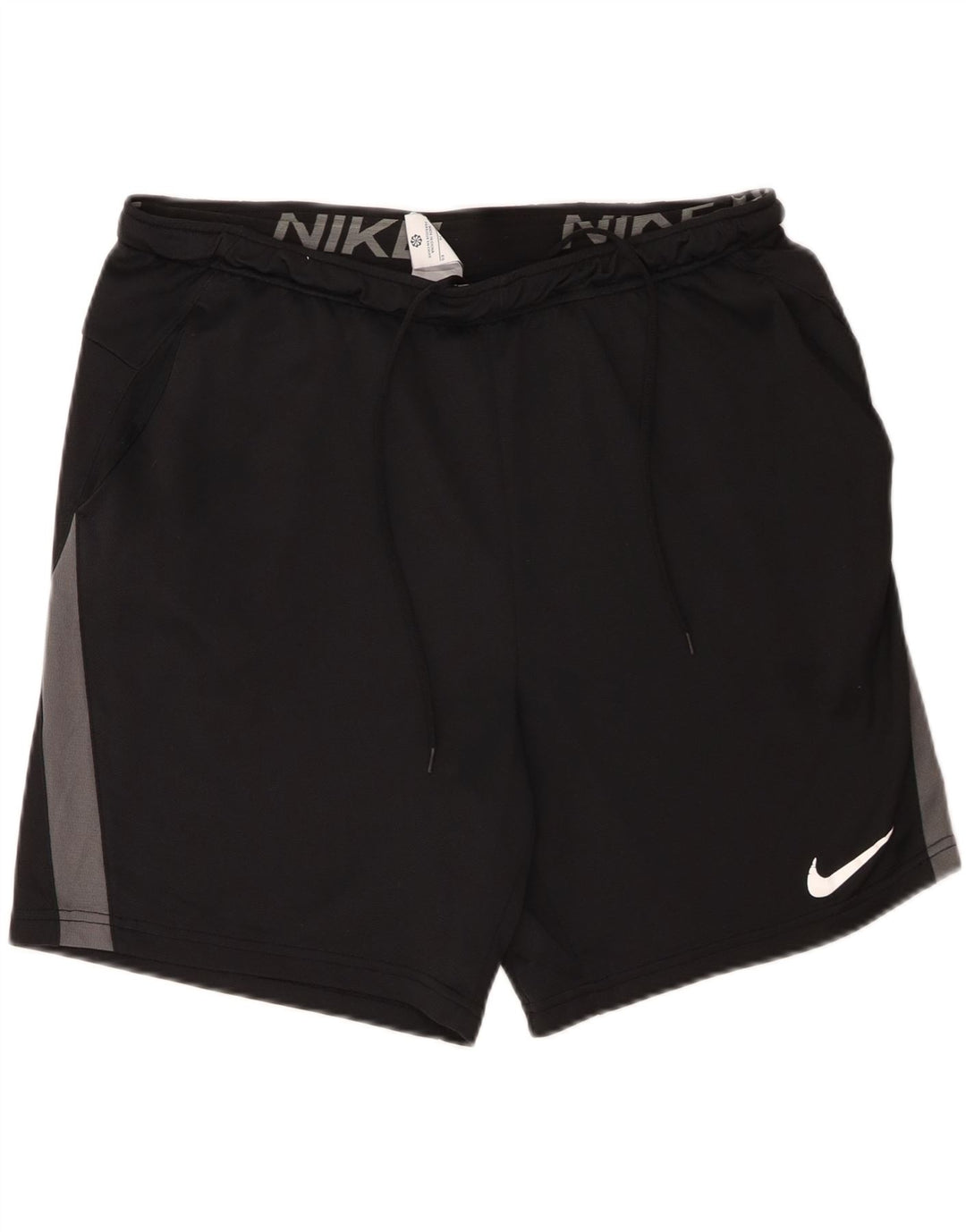 Nike Herre Dri Fit Sportshorts XL Sort Colourblock Polyester