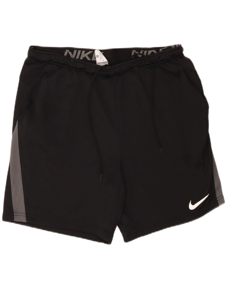 Nike Herre Dri Fit Sportshorts XL Sort Colourblock Polyester