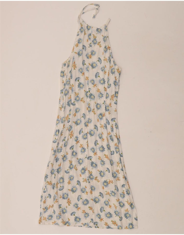 BENETTON Dame Grimekjole UK 8 Small White Floral