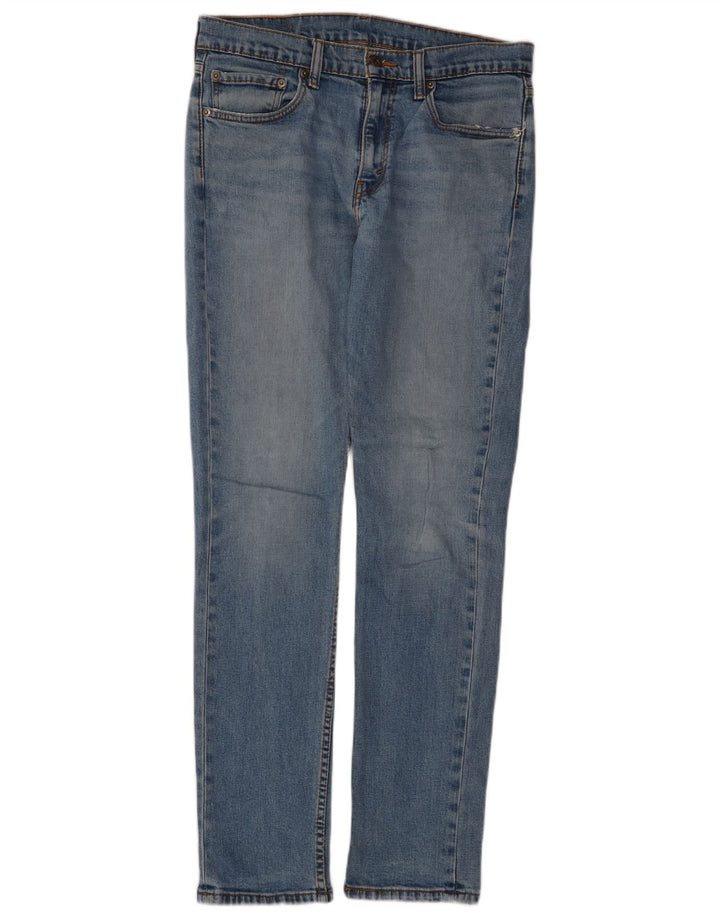 Levi's Herre 511 Slim Jeans W34 L34 Blå Bomuld