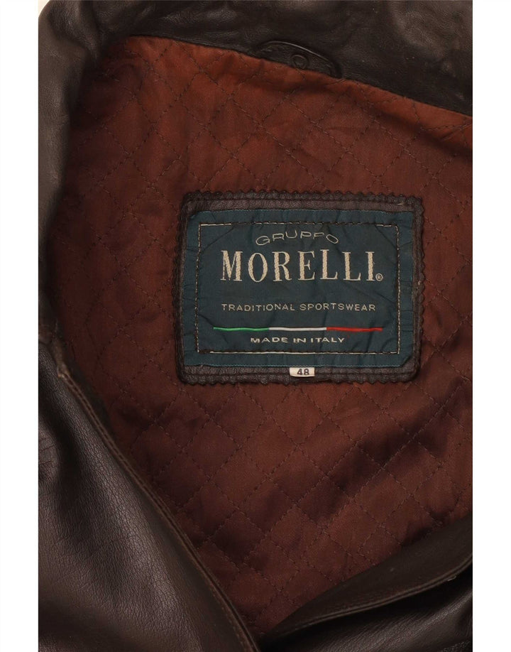Morelli Dame Læderfrakke IT 48 XL Brun