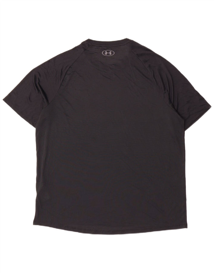 UNDER ARMOUR Herre T-Shirt Top XL Sort Polyester