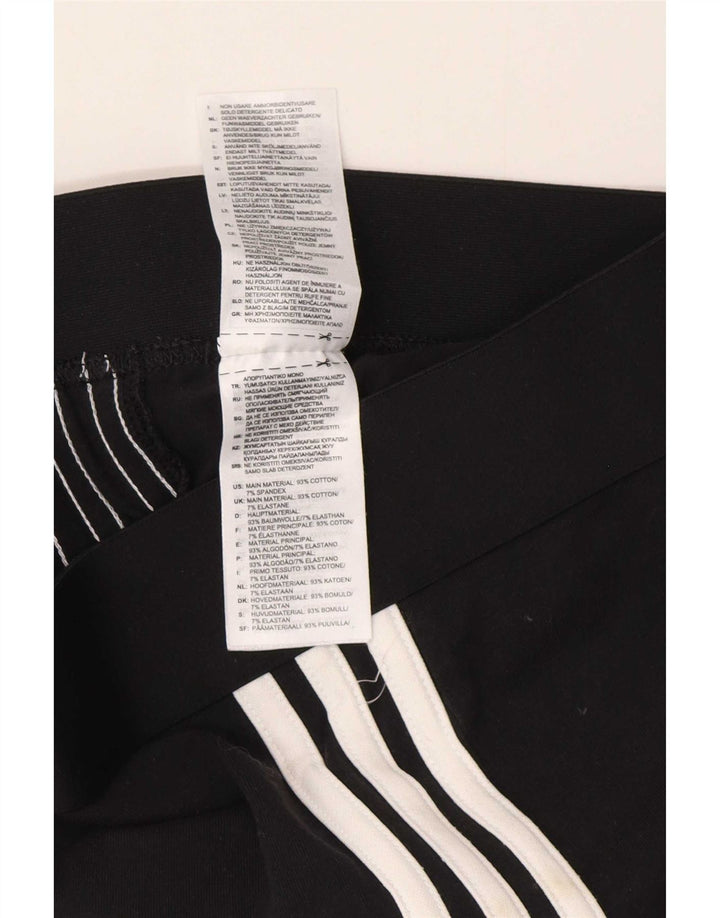 Adidas Dame Leggings UK 8/10 Small Black Bomuld