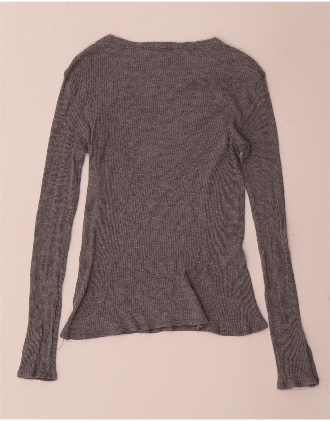 Massimo Dutti Dame Top Langærmet UK 8 Lille Grå