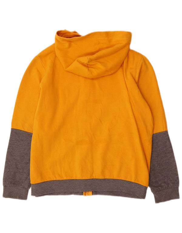 Diadora Boys Grafisk hættetrøje med lynlås 11-12 år XL Gul Colourblock