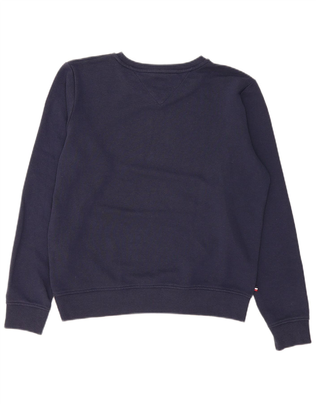 Tommy Hilfiger Dame Grafisk Sweatshirt Jumper UK 14 Medium Navy Blue