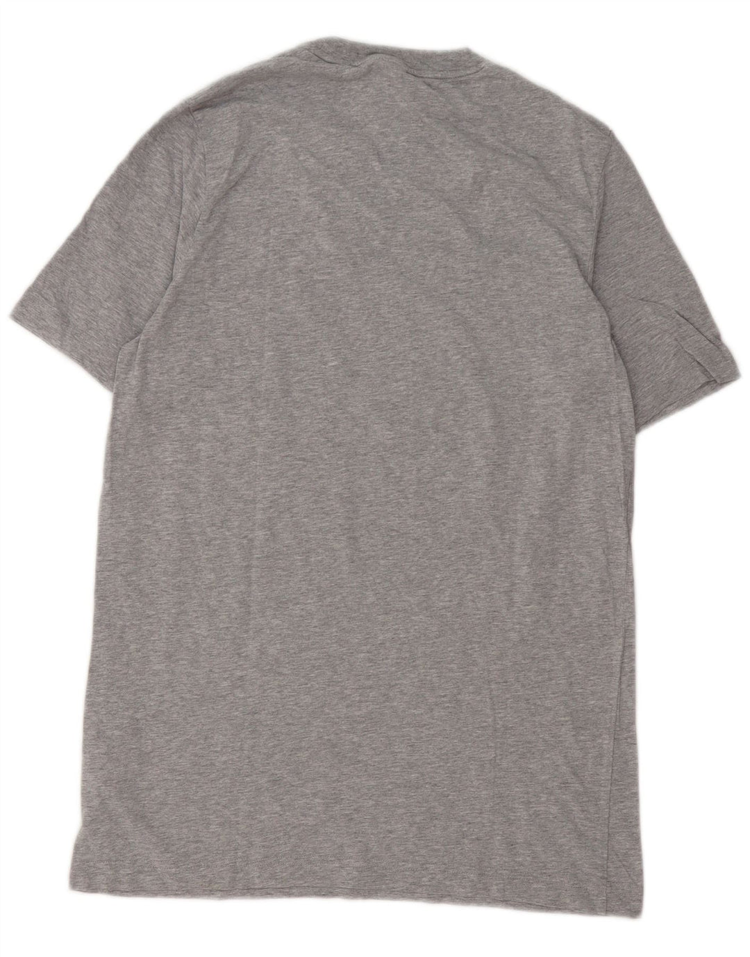 ADIDAS grafisk t-shirt til mænd, mellemgrå flækket bomuld