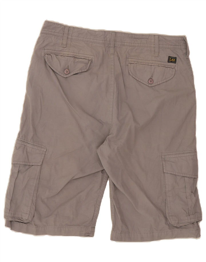LEE Mens Cargo Shorts W31 Medium Grey Cotton Vintage Lee and Second-Hand Lee from Messina Hembry 