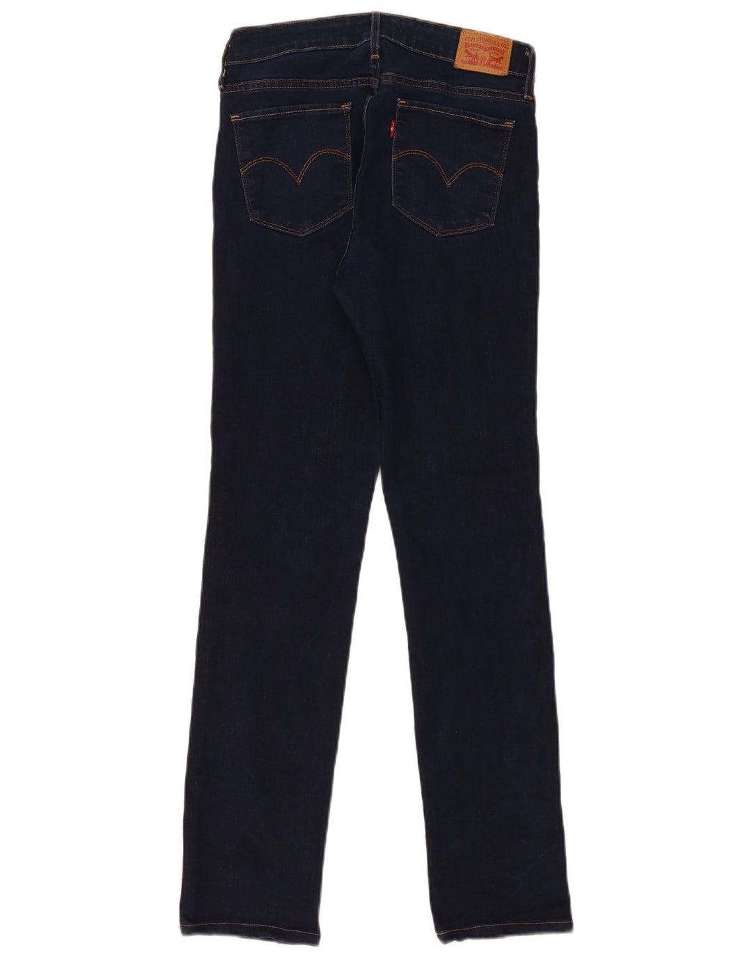 Levi's Dame 712 Slim Jeans W29 L32 Marineblå Bomuld
