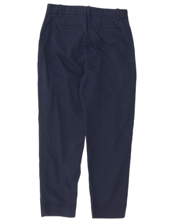 Marks & Spencer koniske chinobukser til kvinder UK 8 Small W28 L26 Marineblå