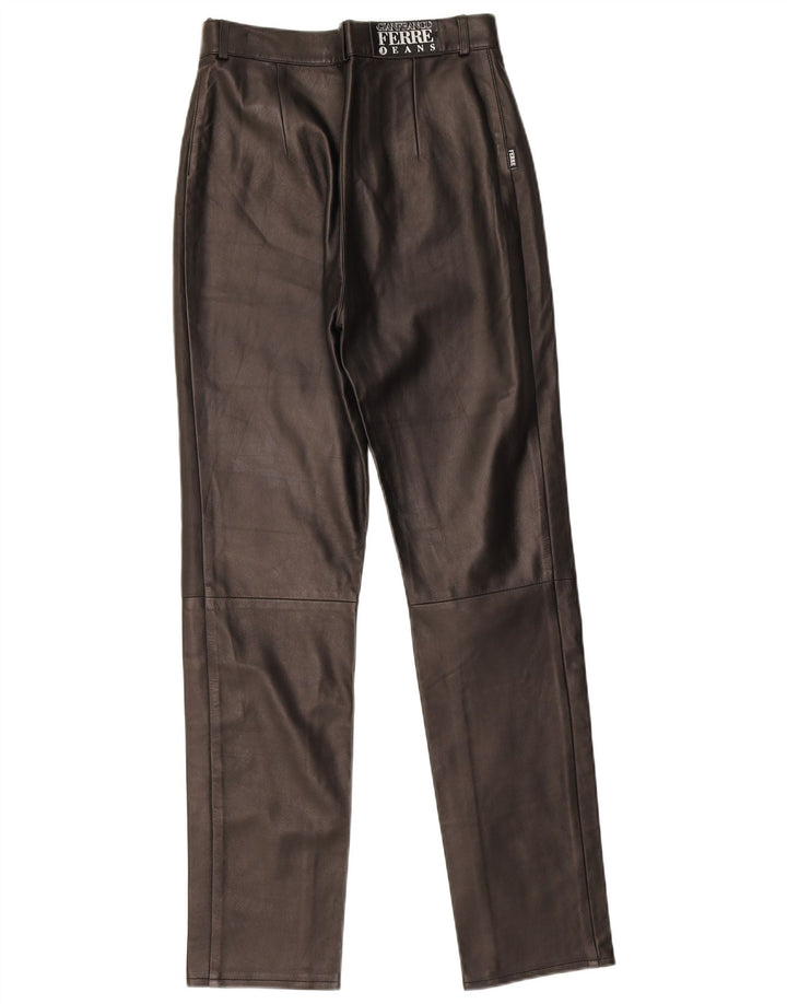 Gianfranco Ferre Lige bukser til kvinder IT 42 Medium W28 L31 Sort