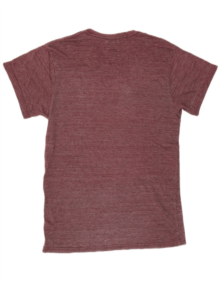 Vans Herre Grafisk T-Shirt Top Lille Bourgogne Flecked