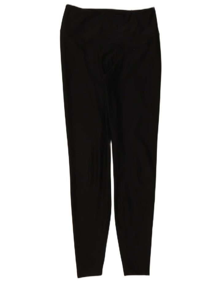 Nike grafiske leggings til kvinder UK 4 XS sort polyester