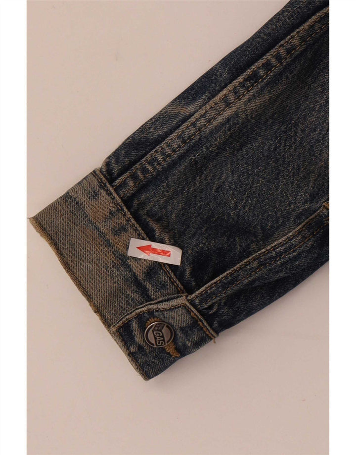Gas Herre denimjakke UK 40 Large Blue Cotton