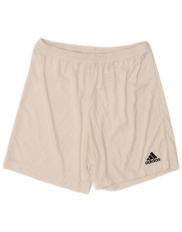 Adidas Aeroready Sportsshorts til mænd XL Hvid Polyester