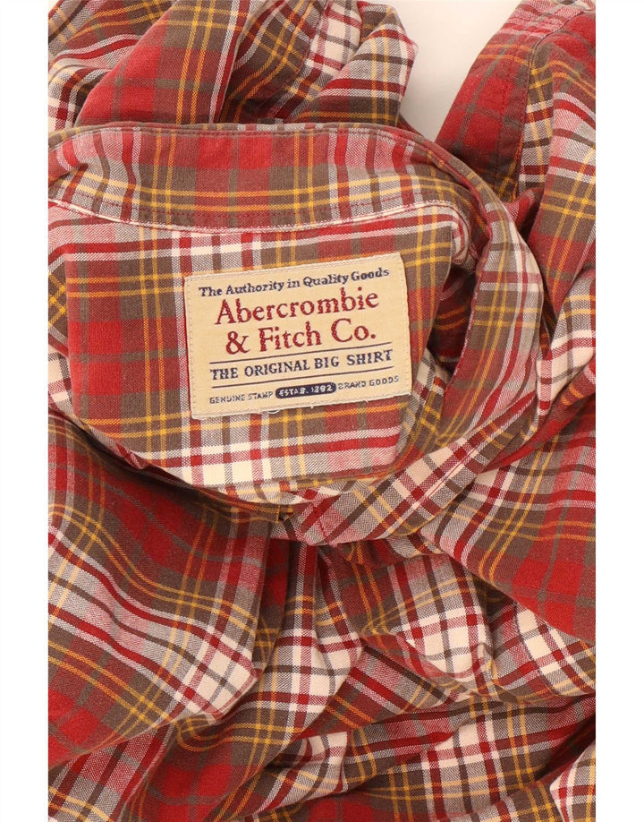 Abercrombie & Fitch herre stor skjorte 2XL rød ternet