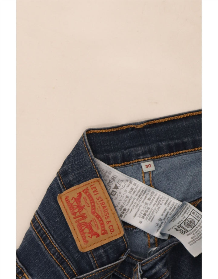 Levi's denimshorts til kvinder W30 mellemblå bomuld