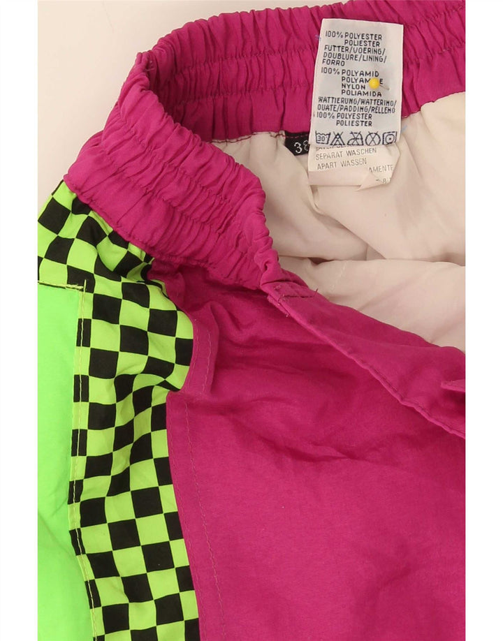 Rodeo Dame grafiske skibukser EU 38 Medium Pink Colourblock Polyester
