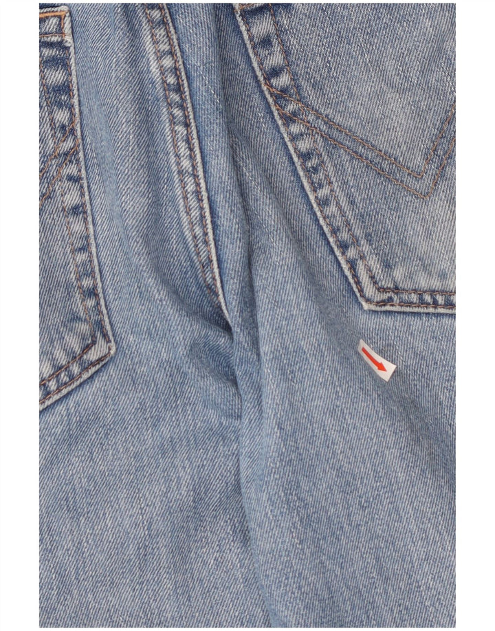 WRANGLER Herre Regular Fit Straight Jeans W32 L30 Blå Bomuld