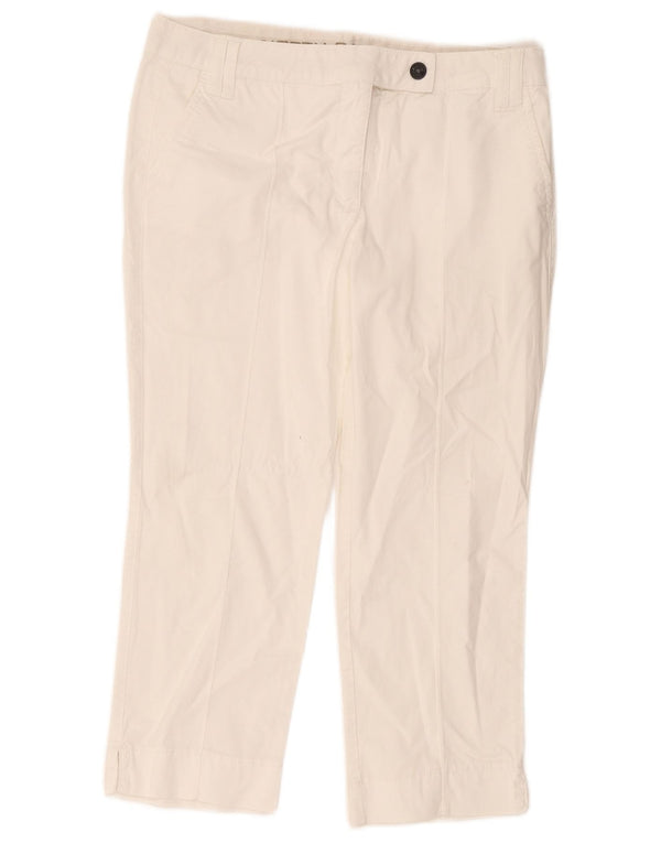 North Sails Dame Cropped Trousers W34 L23 Hvid Bomuld
