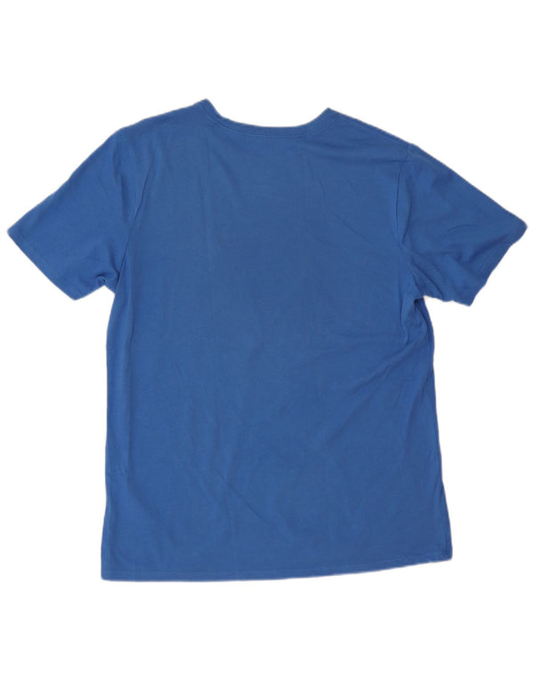 Nike drenge Dri Fit grafisk t-shirt top 15-16 år XL blå bomuld