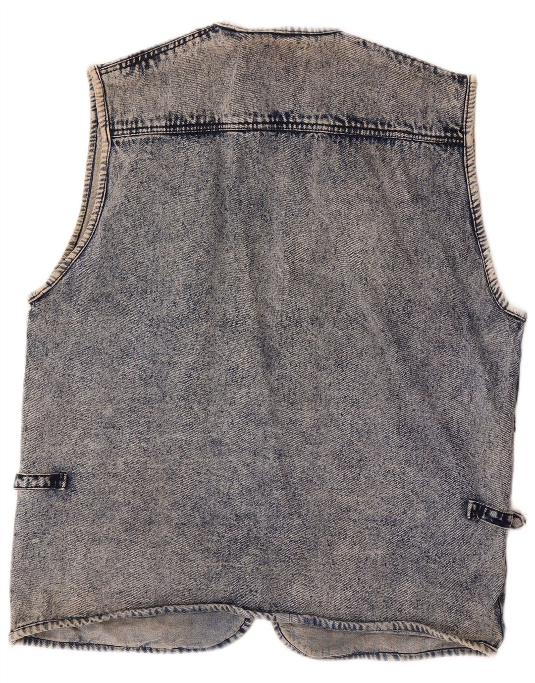 Vintage Herre Denim Gilet UK 40 Large Blue
