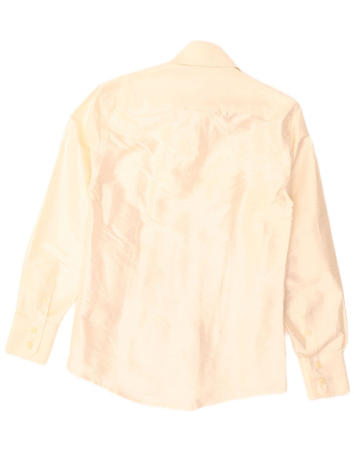 Daniele Alessandrini Herreskjorte Lille Beige Silke