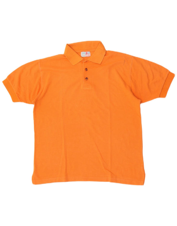 Ball On Herre Polo Shirt Medium Orange Bomuld