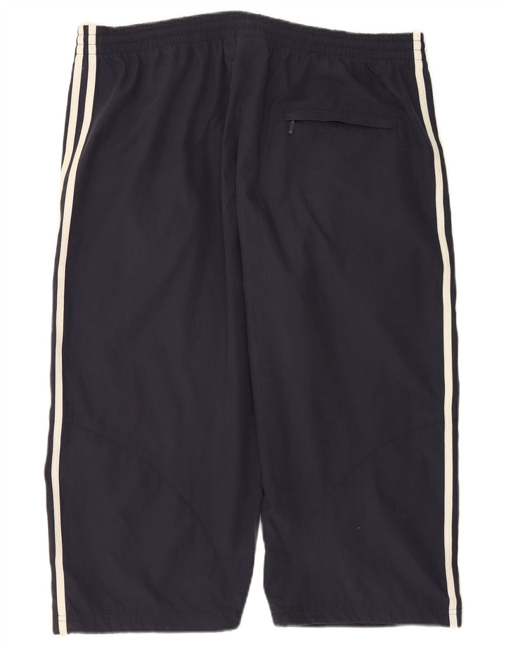 Adidas Herre Capri Træningsdragt Bukser XL Navy Blue Polyester
