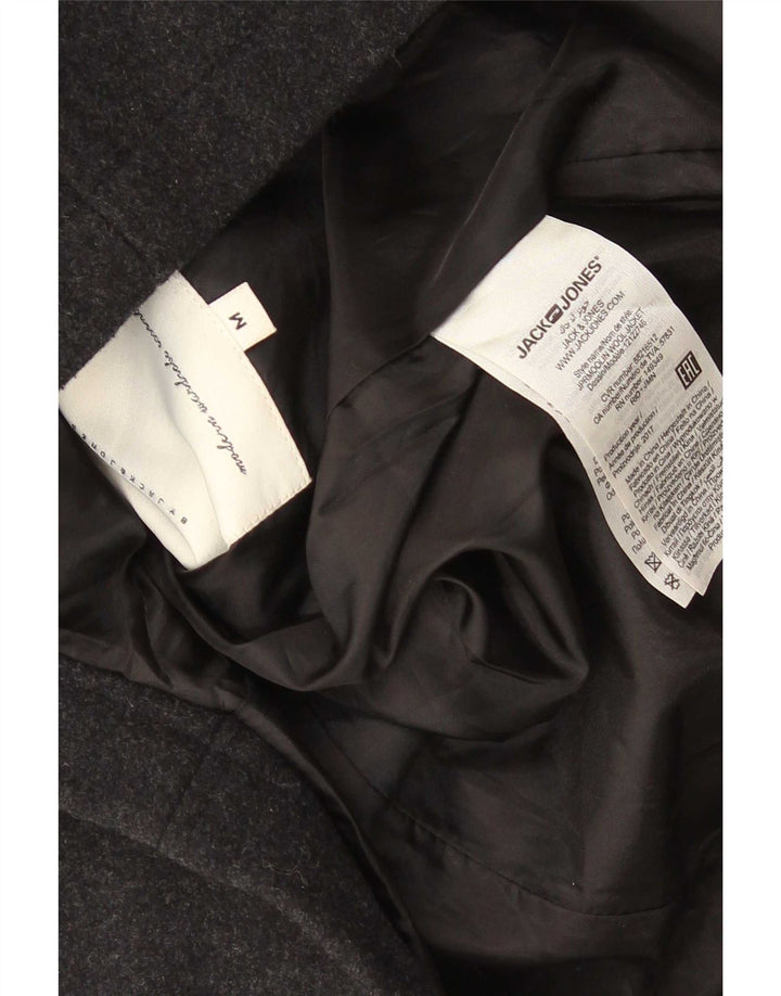 Jack & Jones Herre Overfrakke UK 38 Medium Sort Uld