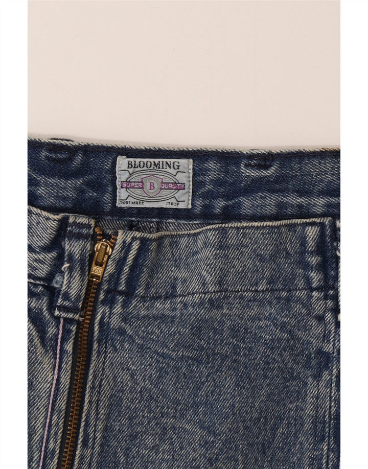 BLOOMING Dame denim nederdel XS W24 Blå