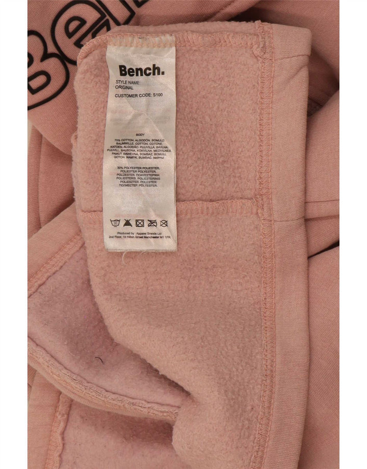 Bænk til kvinder grafisk træningsdragt topjakke UK 18 XL Pink Bomuld