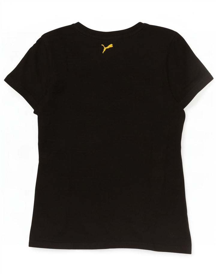 Puma Grafisk T-Shirt Top UK 14 Stor Sort