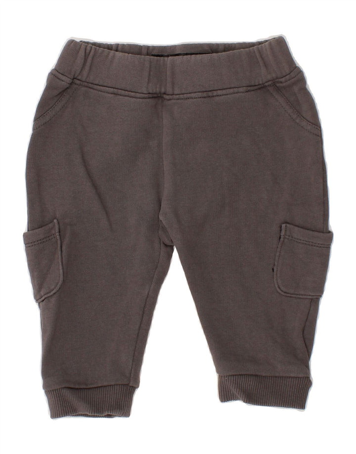 GUESS Baby Boys Joggers Tracksuit Trousers 3-6 Months Grey Vintage Guess and Second-Hand Guess from Messina Hembry 