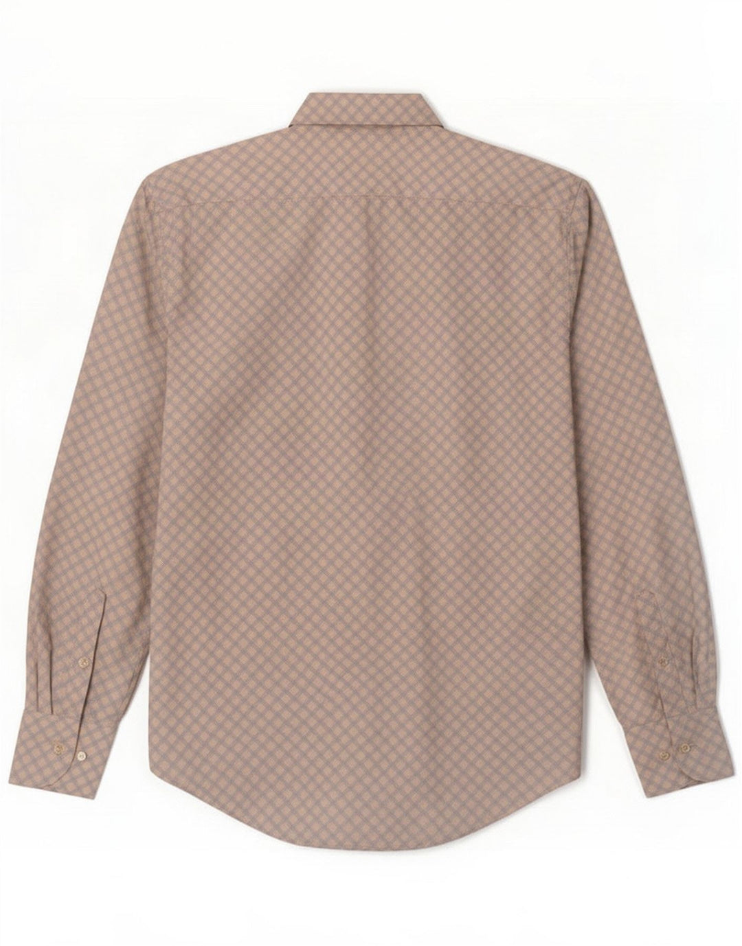 Massimo Dutti Herreskjorte Størrelse 40 Medium Blue Geometric