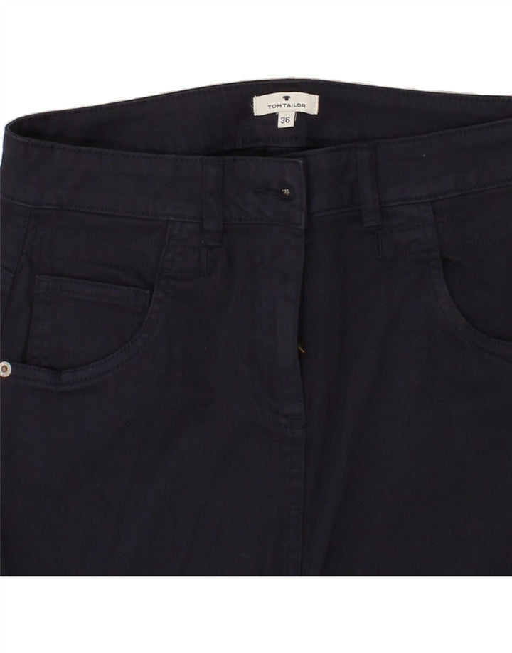 TOM TAILOR Womens Straight Skirt EU 36 Small W30  Navy Blue Vintage Tom Tailor and Second-Hand Tom Tailor from Messina Hembry 