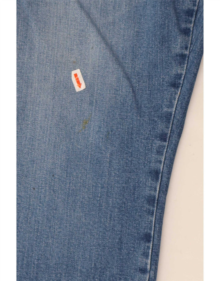 Wrangler Herre Texas Stretch Straight Jeans W35 L29 Blå Bomuld