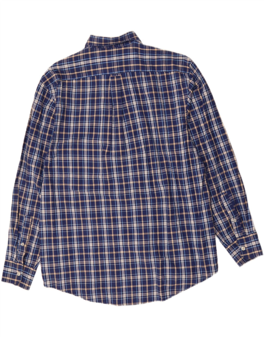 IZOD Mens Shirt Large Blue Check Cotton Vintage Izod and Second-Hand Izod from Messina Hembry 