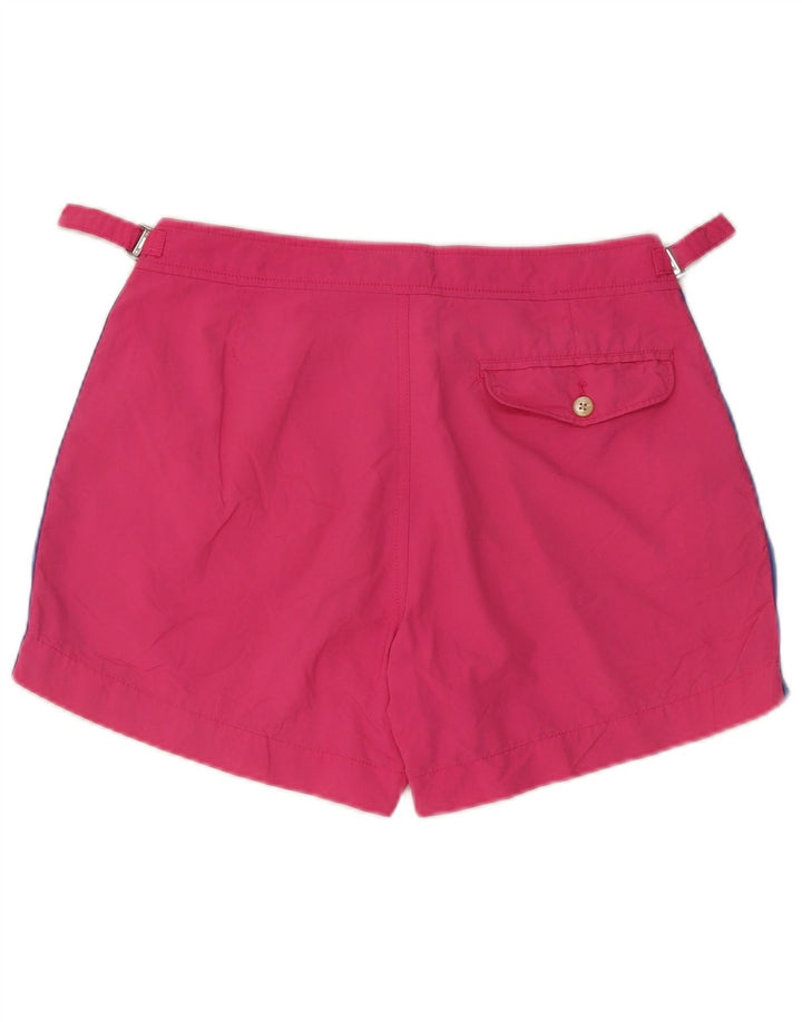 POLO RALPH LAUREN Svømmeshorts til kvinder UK 14 Medium Pink Colourblock