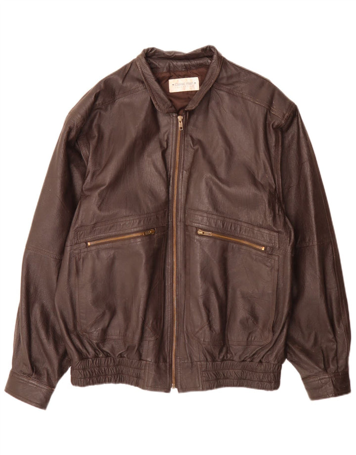 Vintage herre læderjakke UK 40 Large Brown