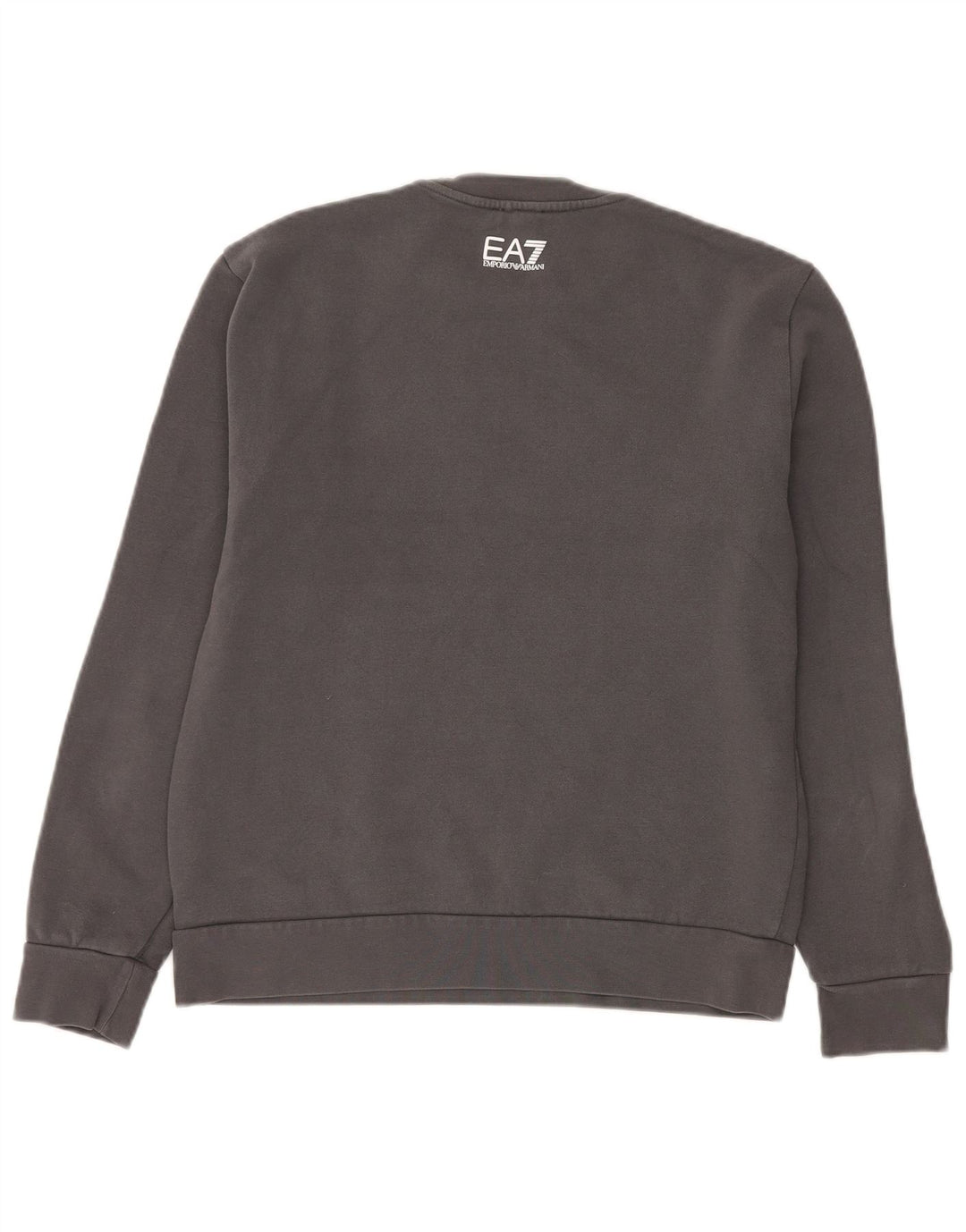 Emporio Armani Herre grafisk sweatshirt Jumper Medium Grå Bomuld