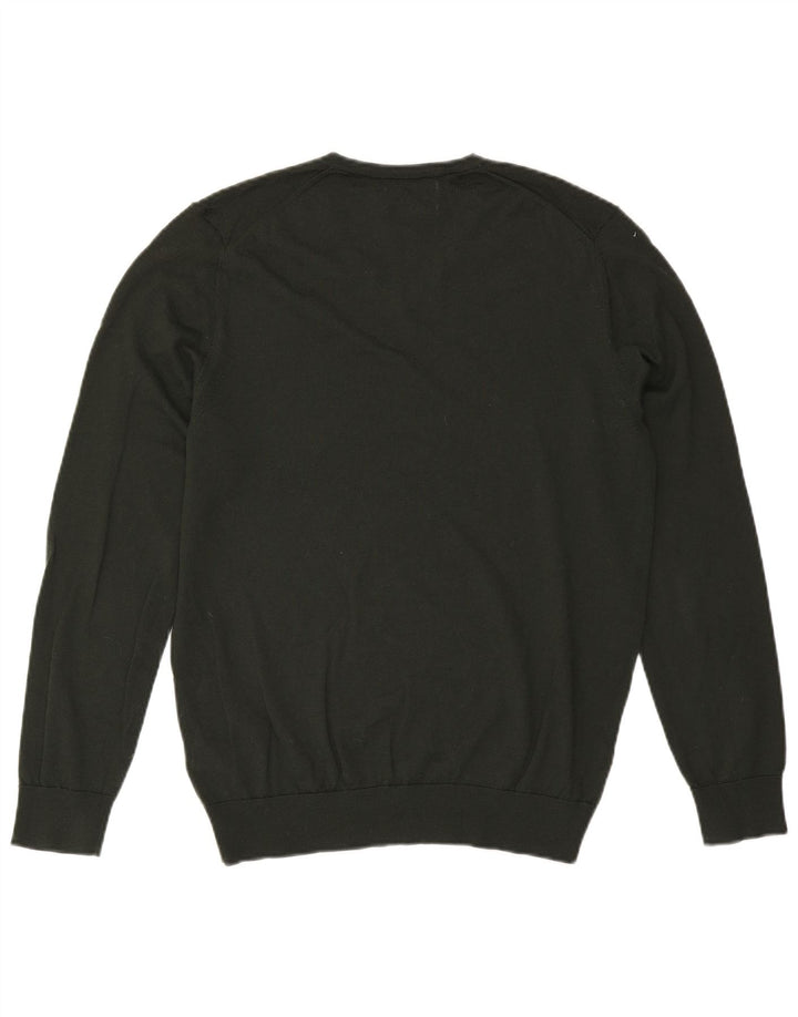 Marks & Spencer Herre V-hals sweater Stor Khaki Wool