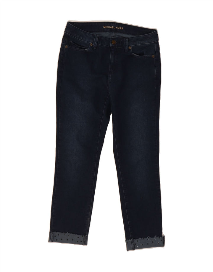 MICHAEL KORS Womens Slim Jeans US 2 XS W28 L24 Navy Blue Vintage Michael Kors and Second-Hand Michael Kors from Messina Hembry 