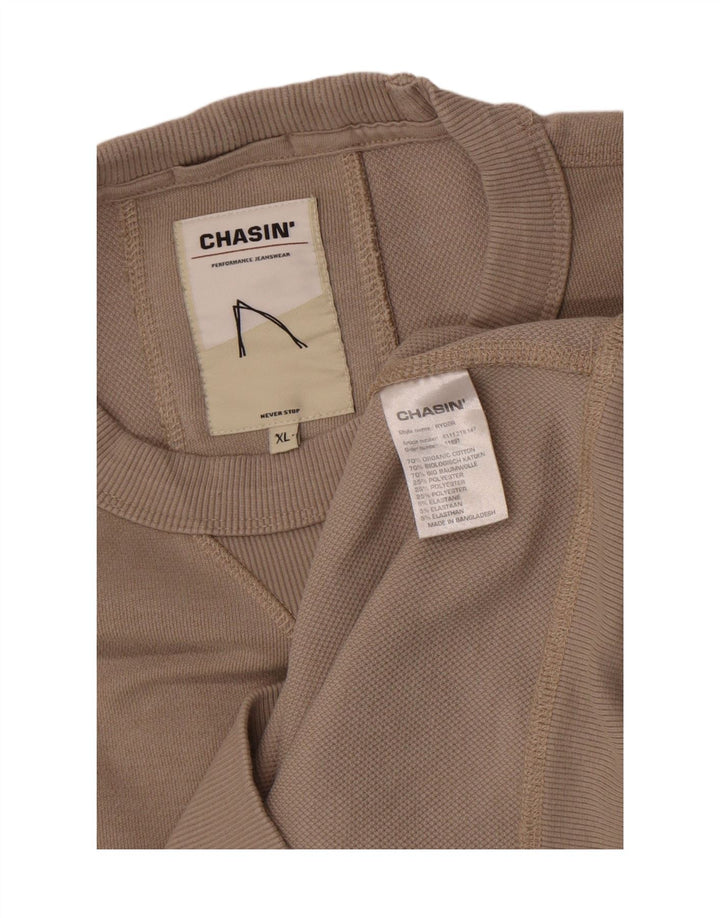 Chasin Herre Sweatshirt Jumper XL Grå Bomuld