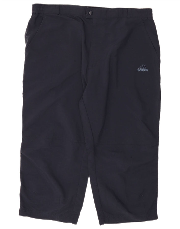 ADIDAS Lige Capri-bukser til mænd W40 L21 Marineblå polyamid