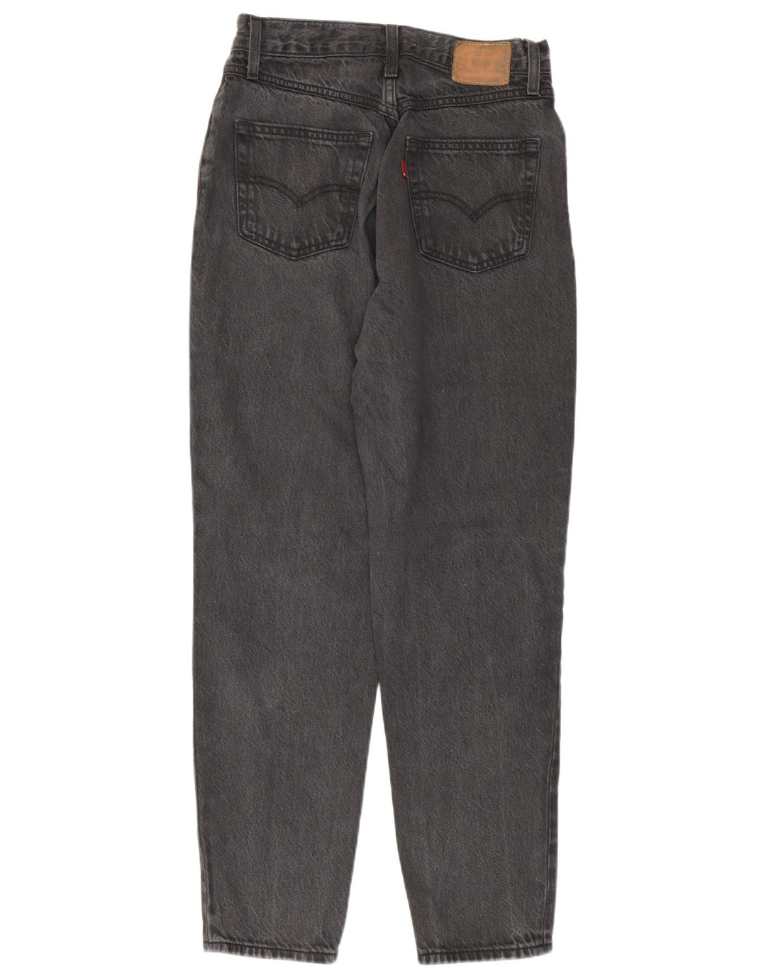 Levi's Dame Mom Tapered Jeans W26 L28 Grå Bomuld 80'erne