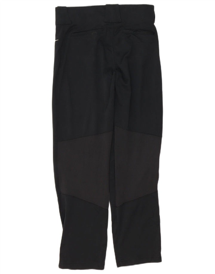 NIKE Boys Engineered Trousers 13-14 Years XL W29 L28 Black Colourblock