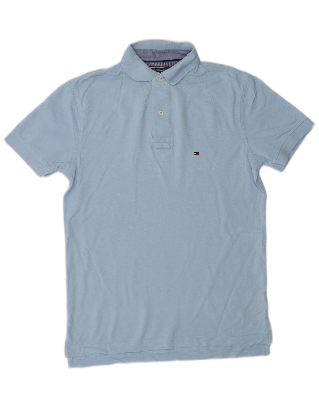 Tommy Hilfiger Herre Polo Shirt Lille Blå Bomuld