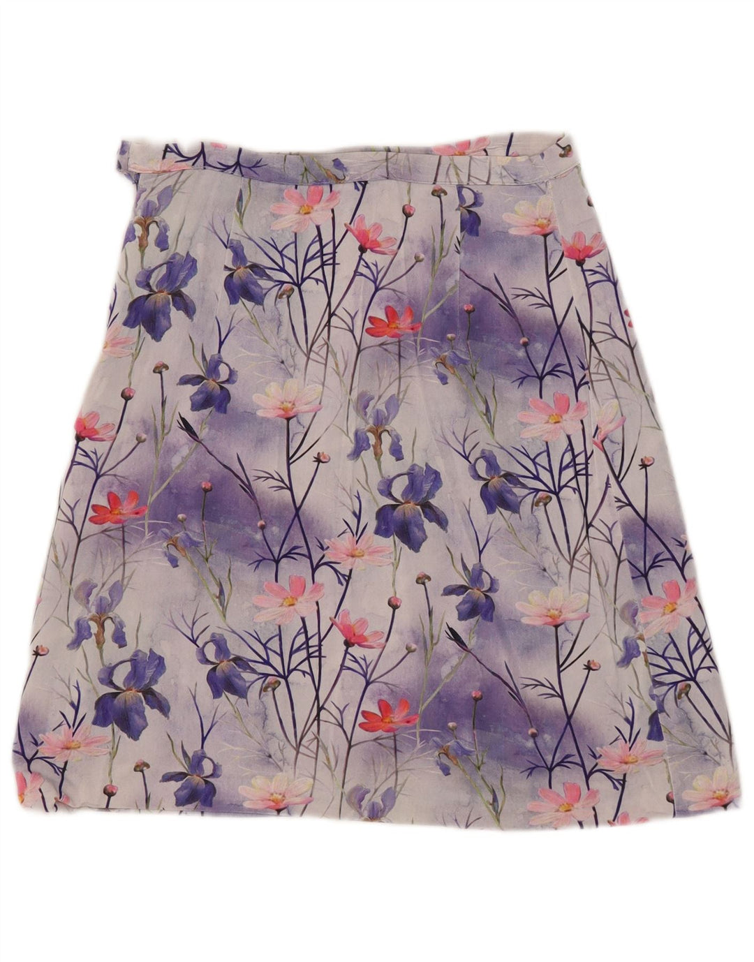 Vintage A-line nederdel til kvinder W30 Medium flerfarvet blomster