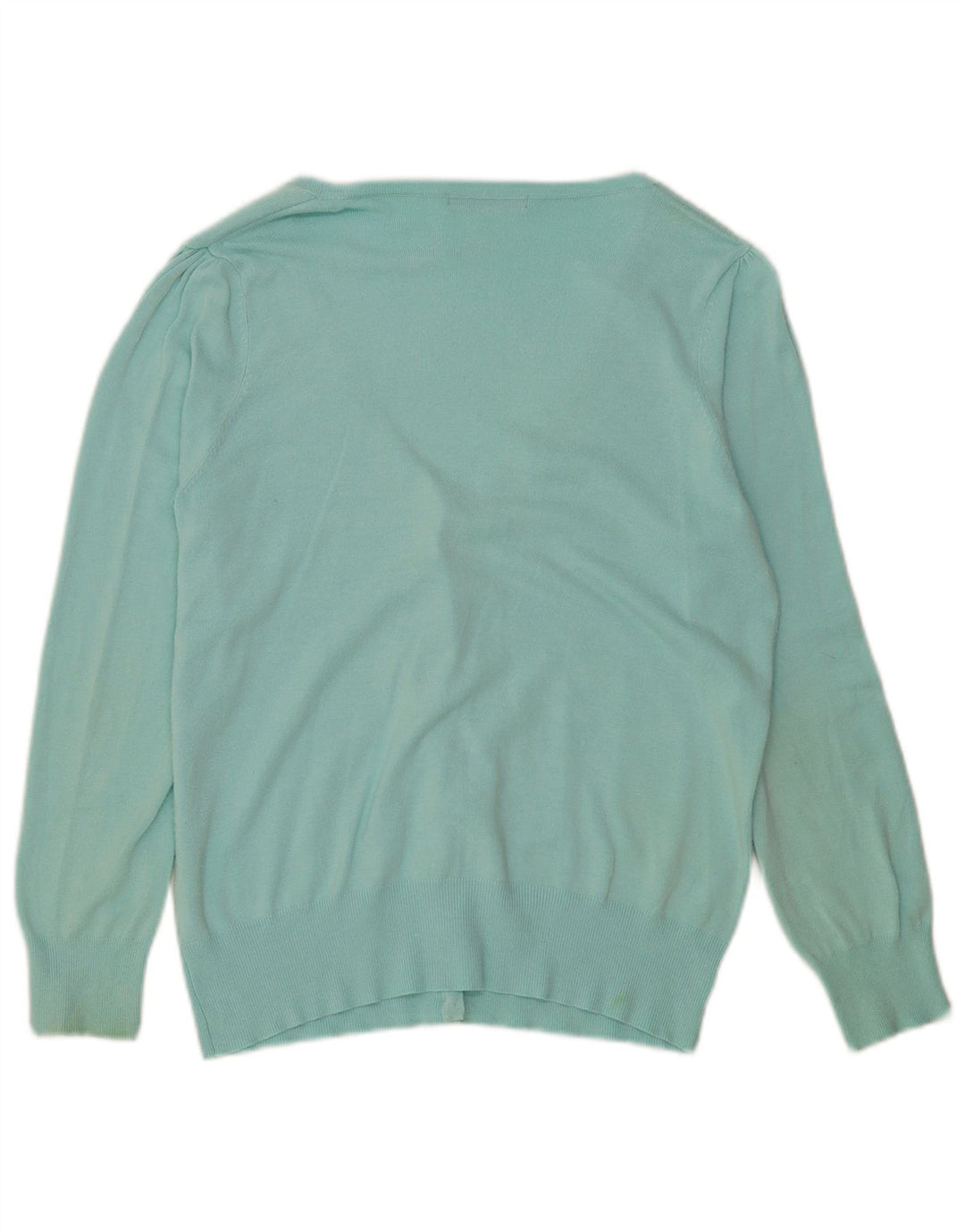 Marks & Spencer Dame Cardigan Sweater UK 14 Stor turkis